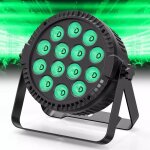 Uking 140w 14 led rgbw lumi�re de sc�ne - jeux de lumi�re dj - par led avec stroboscope & son pour disco ...