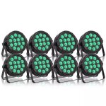 Uking 140w 14 led rgbw lumi�re de sc�ne - jeux de lumi�re dj - par led avec stroboscope & son pour disco ...