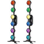 Uking - 2pcs lampes de sc�ne - mini projecteur lin�aire vintage 6 pi�ces pour sc�ne id�al pour dj concerts ...