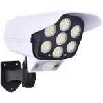 Ulalaza capteur de mouvement solaire lumiere camera de securite factice exterieure fausse simulation ...