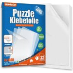 Ultra - adh�rent transparent colle puzzle pour 4x1000 pi�ces de puzzle32 feuilles de conservation facile ...