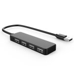 Ultra mince hub usb 4 ports usb 2. 0 hub noir