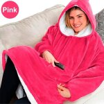 Ultra plush couverture sweat � capuche flannel hoodie couverture chaude douce sweat pull manches velvet ...