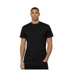 Ungaro t - shirt homme manches courtes logo velours gomme noir homme