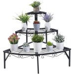 Unho escalier fleurs fer forgé - 56. 40 x 58. 42 cm Étagère à fleurs echelle pour coin de jardin terrasse ... Unho escalier fleurs fer forgé - 56. 40 x 58. 42 cm Étagère à fleurs echelle pour coin de jardin terrasse ...