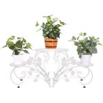 Unho tagre  fleurs fer forg 93x40x23cm porte plantes avec 4 tablettes escalier plantes pour maison ...