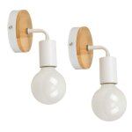 Uni lot de 2 lampe murale e27 �clairage luminaire applique murale pour couloir chambre