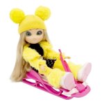 Unique eyes poupe 25cm amy avec leur regard qui te suit des yeux avec vtements dhivers jouet pour enfants ...