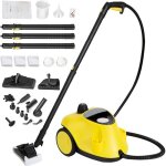 Upgrade nettoyeur vapeur 2100w 29 accessoires r�servoir 21 l pression 5 bars alertes eau basse tapis ...