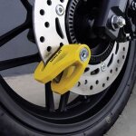Urban - antivol bloque disque disk ur2 scooter jaune �10mm avec housse