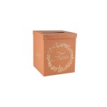 Urne merci - jour de fete - collection jolis brins - terracotta et or - adulte - mixte