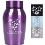 Urne de cr�mation pour animaux de compagnie - chien chat et autres - souvenir violet violet petit