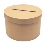 Urne - kraft - ronde - a dcorer - carton - 245x245x15cm