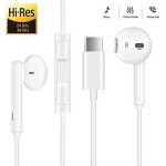 Usb c couteurs intra - auriculaires - aercue - blanc - filaire - rglage du volume - intra - auriculaire ...
