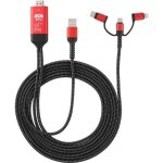 Usb c de type c vers hdmi 4k cble tv hdtv adaptateur av numrique pour samsung note 9 cable 432