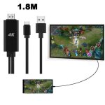 Usb c de type c vers hdmi 4k câble tv hdtv adaptateur av numérique pour samsung note 9 ctb1f Usb c de type c vers hdmi 4k câble tv hdtv adaptateur av numérique pour samsung note 9 ctb1f