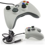 Usb filaire contrleur manette de jeu pour xbox 360 blanc