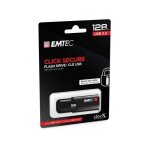 Cl usb - emtec - b120 click secure - 128 go - usb 3. 2 - 100 mb / s