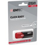 Clé usb - emtec - b110 click easy - 256 go - usb 3. 2 - vitesse 20mb / s - rouge Clé usb - emtec - b110 click easy - 256 go - usb 3. 2 - vitesse 20mb / s - rouge