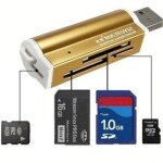 Usb tout en un lecteur de carte mmoire pour micro sd mmc sdhc tf m2 memory stick or go57980