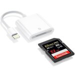 Usb lightning otg hub adaptateur lecteur de carte sd / micro sd / sdhc / sdxc kits de connexion appareil ...