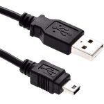 Usb - mini usb 2m cable compatble nikon d300 - d3100 - d3300 - d7000 - d610 appareil photo numriques ...