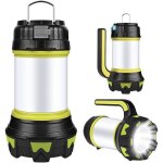 Felixinjiang lampe de camping led rechargeable usb 1000 lm dimmable ip65 aimant�e suspendable powerbank ...