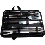 Ustensiles de barbecue - tempsa - set de 10 - inox - taille moyenne 34 cm - indispensables pour grillades ...