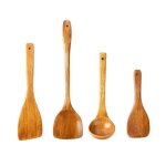 Ustensiles de cuisine bois - set de cuillres & spatules en bois rsistantes  la chaleur - robustes ...