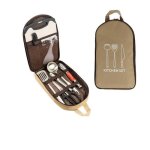 Ustensiles de cuisine de camping - popote - 8 ensembles - acier inoxydable - mixte