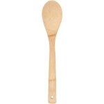 Ustensile de cuisine - noname - cuillre en bambou - 30 cm - bois massif - dcorative avec pyrograveur ...
