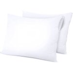 Utopia bedding protege oreiller impermeable. taie oreiller avec fermeture clair 50 x 70 cm lot de 2 housse ...