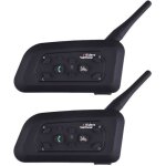 V6 interphone moto bluetooth lot de 2 intercom haut - parleurs talkie - walkie sans fil communication ...