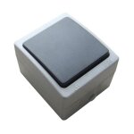 Interrupteur va et vient 10a ip54 - noir - aquae - zenitech