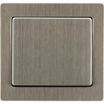 Interrupteur va et vient inox bross� artflat - zenitech