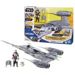 Vaisseau the mandalorian's n - 1 starfighter, figurines grogu et mandalorien de 10cm, jouet pour enfant ...