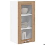 Vaisselier / buffet de cuisine - rustique armoire suspendue avec stockage - ch�ne artisanal - 40x31x80 ...
