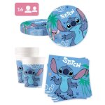 Vaisselle jetable - kit anniversaire 16 personnes stitch