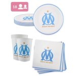 Vaisselle jetable - kit anniversaire 18 personnes om