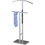 Valet de chambre scott chevalet de nuit avec cintre et portant pour vtements socle rectangulaire et ...