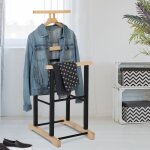 Idmarket valet de chambre tom effet bois et métal Idmarket valet de chambre tom effet bois et métal