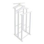 Valet de nuit maxi en bois avec support triple - arredamenti italia