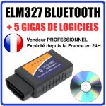 Valise appareil diagnostique pro multimarque en fran�ais obd diagnostic elm blue