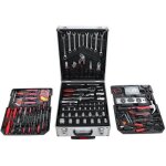 Valise de bricolage malette � outils avec mallette en aluminium et poign�e t�lescopique 251 outils mat�riau: ...