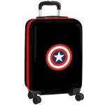 Valise cabine - avengers - captain america - 50 cm - coque rigide - 4 roulettes 360