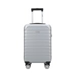 Valise cabine 55�35�20 cm ? valise rigide en abs l�g�re anti - choc avec serrure � code et 4 roulettes ...