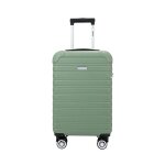 Valise cabine 55�35�20 cm ? valise rigide en abs l�g�re anti - choc avec serrure � code et 4 roulettes ...
