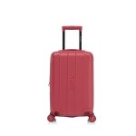 Valise cabine 55x35x25 cm avec �tag�res cadenas tsa abs ultra - r�sistant roues 360 rouge