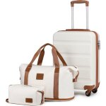 Kono valise moyenne 66x45x26cm abs bagage valise rigide lgere  4 roulettes valises de voyage + sac ...