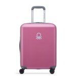 Ucb hardside - valise cabine rigide 55 cm x 40 cm x 20 cm - 35 l - rose